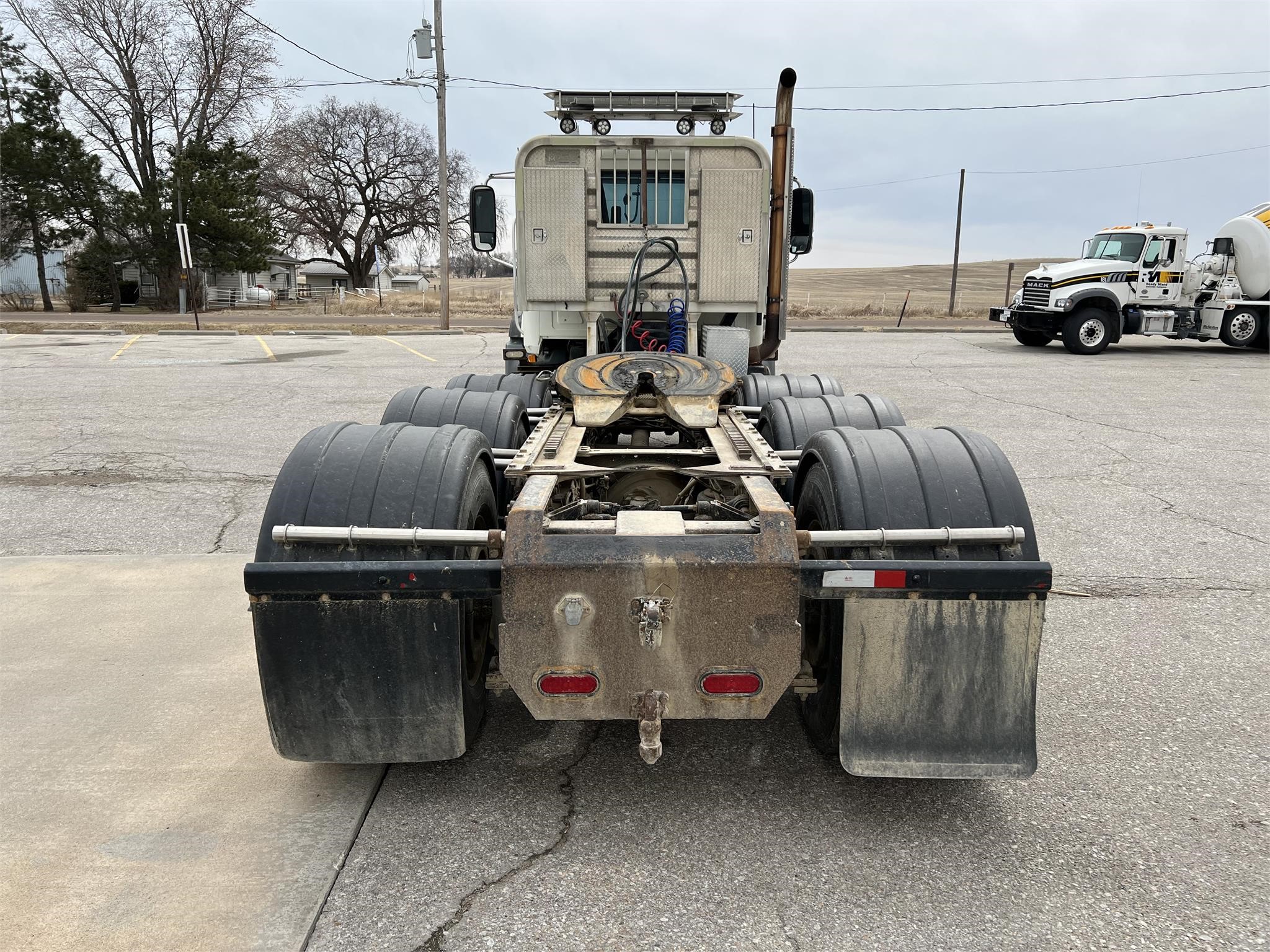 Mack Truck Seat with base grey used part — North Georgia Trucks and Parts