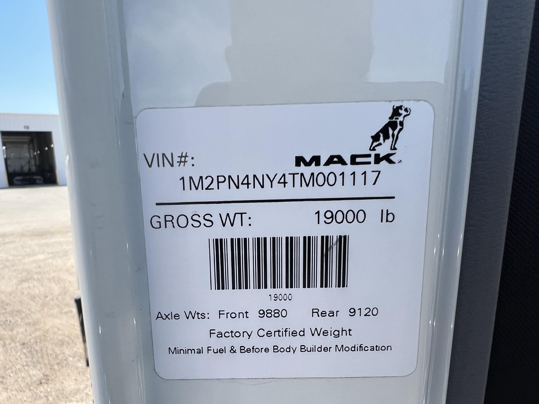 2026 MACK PINNACLE 64R 10012156369 2026 MACK PINNACLE 64R 10012156369