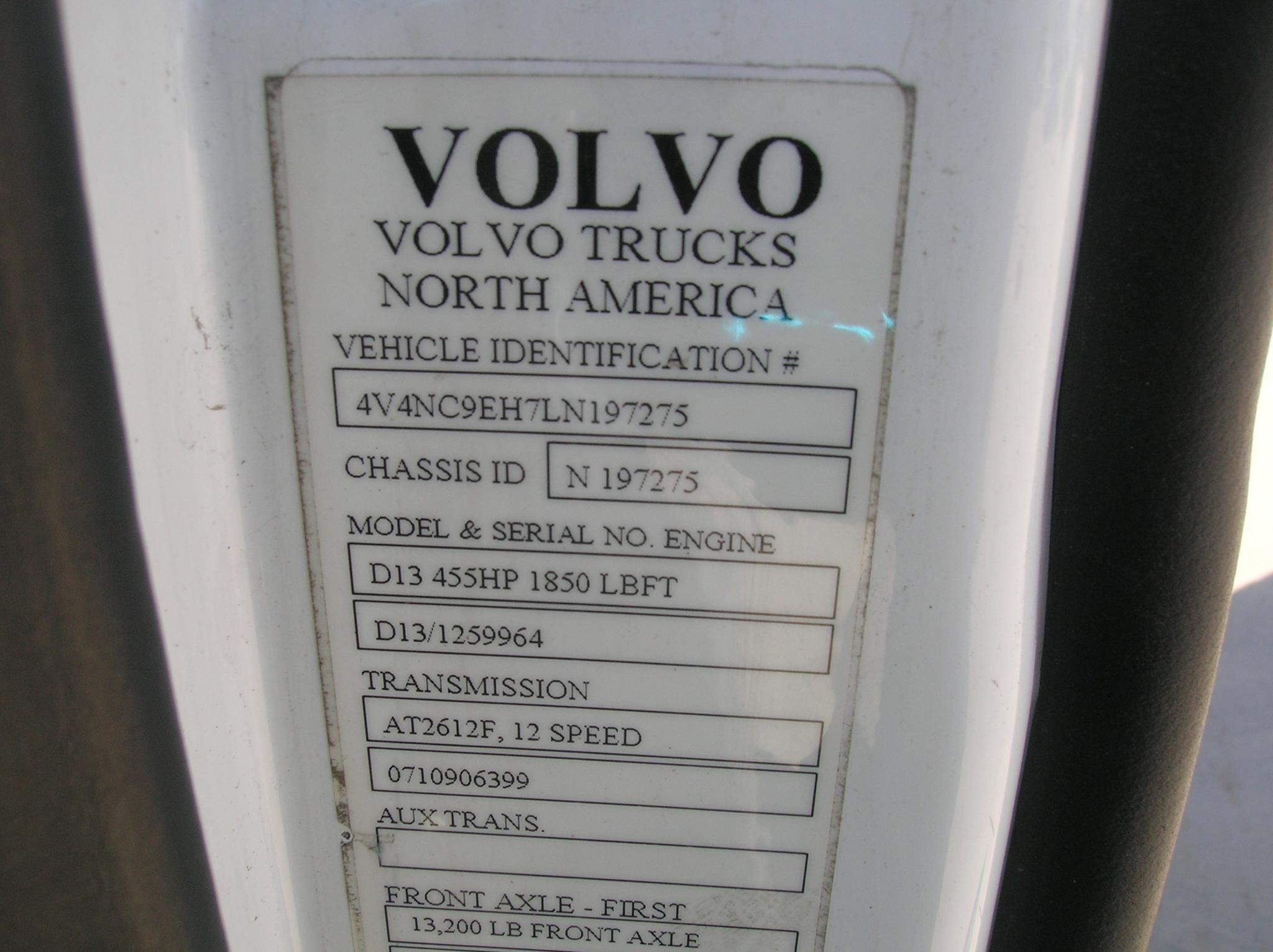 2020 VOLVO VNL64T740 11025639998 2020 VOLVO VNL64T740 11025639998