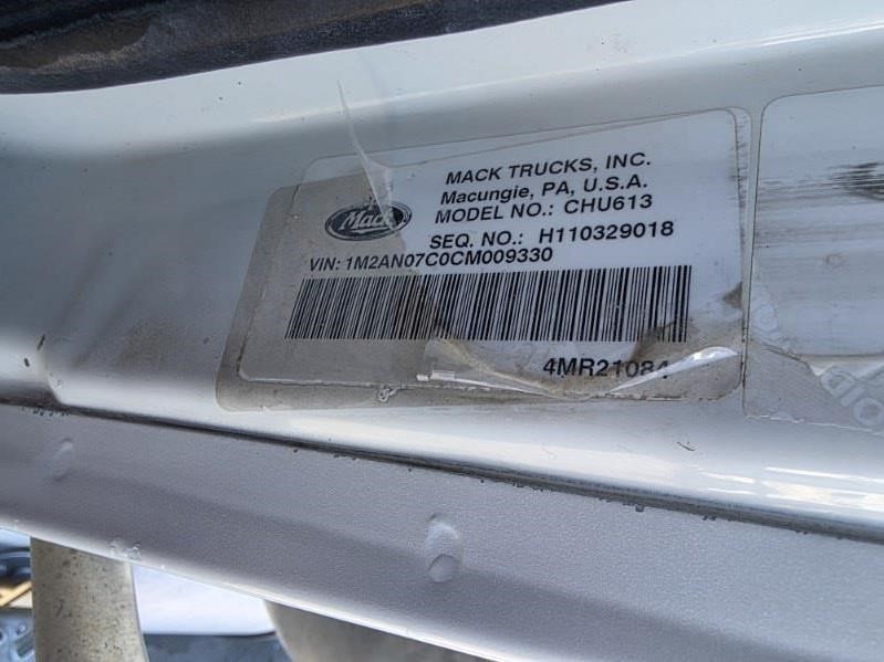 2012 MACK PINNACLE CHU613 11009625717 2012 MACK PINNACLE CHU613 11009625717