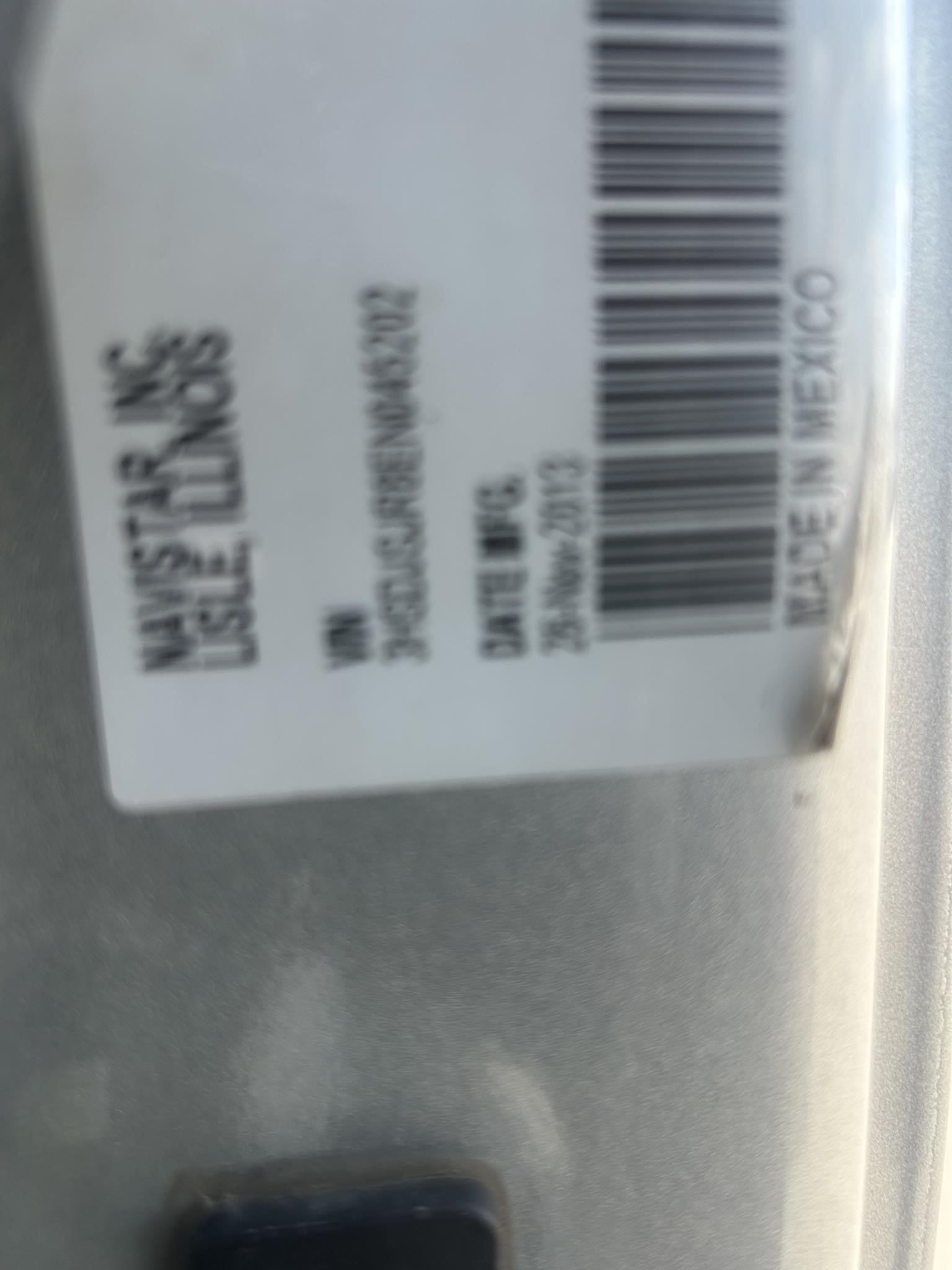 2014 INTERNATIONAL PROSTAR 11034563862 2014 INTERNATIONAL PROSTAR 11034563862